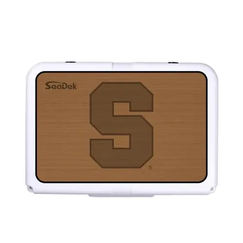 SeaDek Cooler Pad - Collegiate Collection - Fits RTIC 20 - Mocha / Black, University of Syracuse SeaDek Cooler Pad - Collegiate Collection - Fits RTIC 20 - Mocha / Black, University of Syracuse