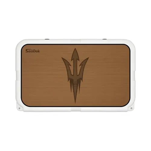 SeaDek Cooler Pad - Collegiate Collection - Fits YETI Tundra 45 - Mocha / Black, Arizona State University SeaDek Cooler Pad - Collegiate Collection - Fits YETI Tundra 45 - Mocha / Black, Arizona State University