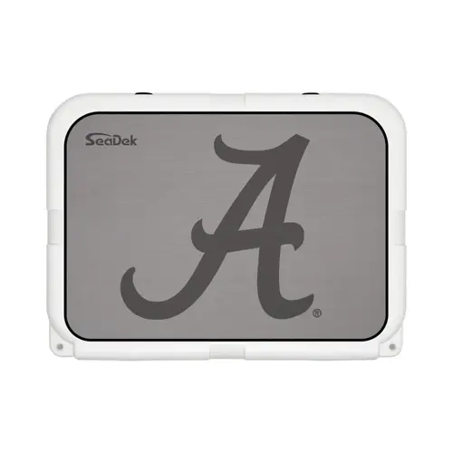SeaDek Cooler Pad - Collegiate Collection - Fits YETI Tundra 35 - Storm Gray / Black, University of Alabama SeaDek Cooler Pad - Collegiate Collection - Fits YETI Tundra 35 - Storm Gray / Black, University of Alabama
