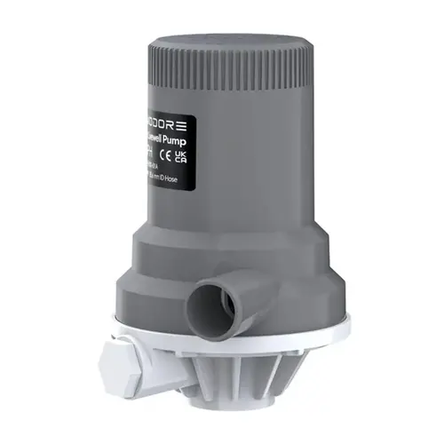 COMMODORE 1600 GPH Dual Port Livewell/Baitwell Pump, 12V COMMODORE 1600 GPH Dual Port Livewell/Baitwell Pump, 12V