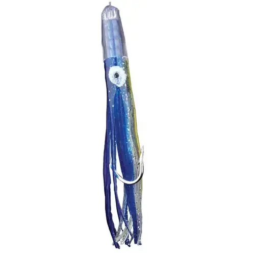 Rattle Jet, Pre-Rigged Deepwater Trolling Lure, Blue/Silver Rattle Jet, Pre-Rigged Deepwater Trolling Lure, Blue/Silver