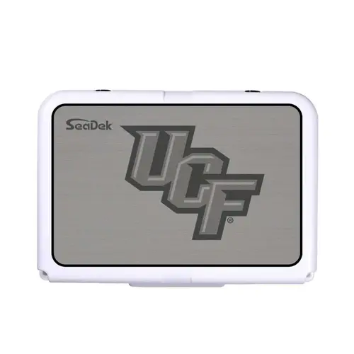 SeaDek Cooler Pad - Collegiate Collection - Fits RTIC 20 - Storm Gray / Black, UCF SeaDek Cooler Pad - Collegiate Collection - Fits RTIC 20 - Storm Gray / Black, UCF