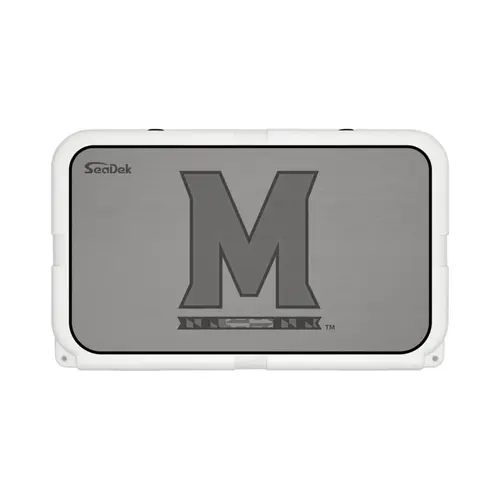 SeaDek Cooler Pad - Collegiate Collection - Fits YETI Tundra 45 - Storm Gray / Black, University of Maryland SeaDek Cooler Pad - Collegiate Collection - Fits YETI Tundra 45 - Storm Gray / Black, University of Maryland