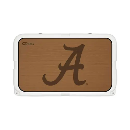 SeaDek Cooler Pad - Collegiate Collection - Fits YETI Tundra 45 - Mocha / Black, University of Alabama SeaDek Cooler Pad - Collegiate Collection - Fits YETI Tundra 45 - Mocha / Black, University of Alabama