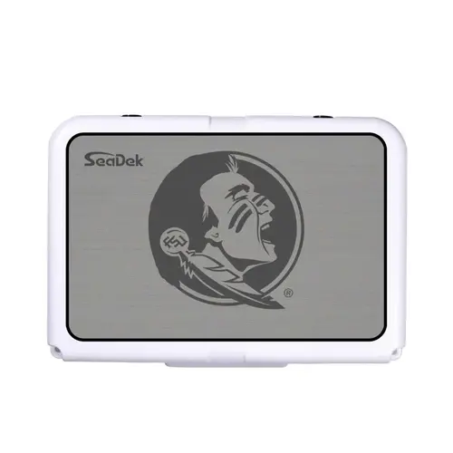 SeaDek Cooler Pad - Collegiate Collection - Fits RTIC 20 - Storm Gray / Black, Florida State University SeaDek Cooler Pad - Collegiate Collection - Fits RTIC 20 - Storm Gray / Black, Florida State University