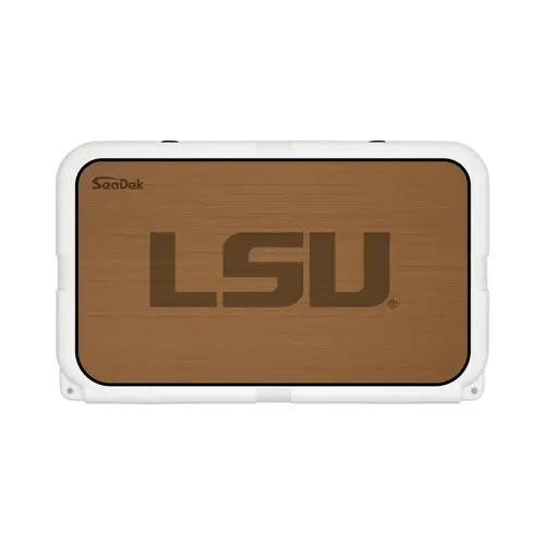 SeaDek Cooler Pad - Collegiate Collection - Fits YETI Tundra 45 - Mocha / Black, LSU SeaDek Cooler Pad - Collegiate Collection - Fits YETI Tundra 45 - Mocha / Black, LSU