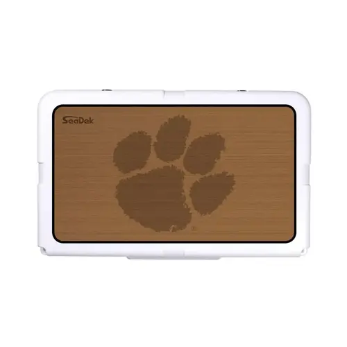 SeaDek Cooler Pad - Collegiate Collection - Fits RTIC 45 - Mocha / Black, Clemson SeaDek Cooler Pad - Collegiate Collection - Fits RTIC 45 - Mocha / Black, Clemson