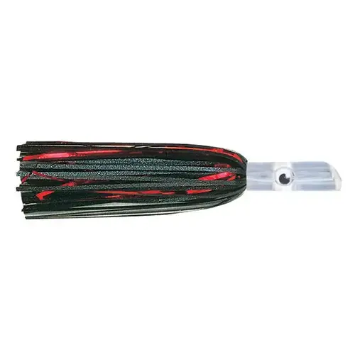 Lil Swimmer Pre-Rigged Lure, 5 3/4" Black/Red Mylar Lil Swimmer Pre-Rigged Lure, 5 3/4" Black/Red Mylar