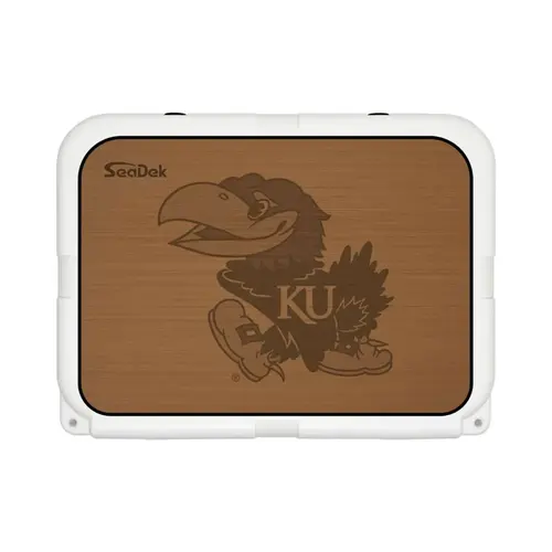 SeaDek Cooler Pad - Collegiate Collection - Fits YETI Tundra 35 - Mocha / Black, University of Kansas SeaDek Cooler Pad - Collegiate Collection - Fits YETI Tundra 35 - Mocha / Black, University of Kansas