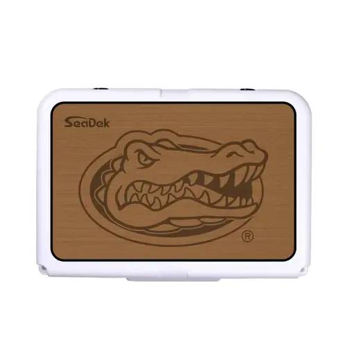 SeaDek Cooler Pad - Collegiate Collection - Fits RTIC 20 - Mocha / Black, University of Florida SeaDek Cooler Pad - Collegiate Collection - Fits RTIC 20 - Mocha / Black, University of Florida