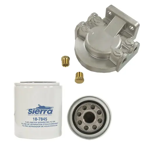 18-7777-1 1/4" Stainless Steel Tall Fuel Filter/Water Separator Kit, 21 Micron 18-7777-1 1/4" Stainless Steel Tall Fuel Filter/Water Separator Kit, 21 Micron