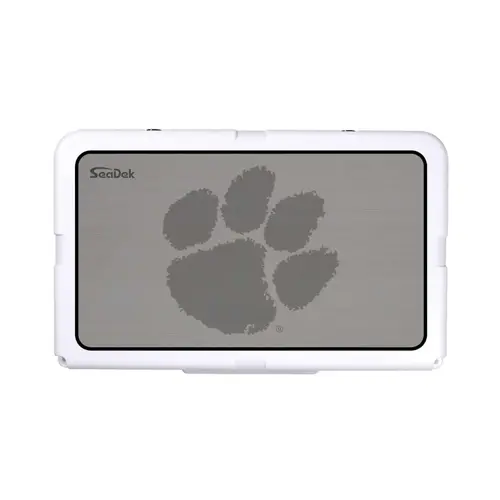 SeaDek Cooler Pad - Collegiate Collection - Fits RTIC 45 - Storm Gray / Black, Clemson SeaDek Cooler Pad - Collegiate Collection - Fits RTIC 45 - Storm Gray / Black, Clemson