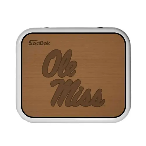 SeaDek Cooler Pad - Collegiate Collection - Fits YETI Roadie 24 - Mocha / Black, University of Mississippi SeaDek Cooler Pad - Collegiate Collection - Fits YETI Roadie 24 - Mocha / Black, University of Mississippi