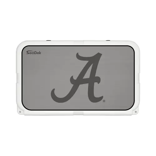 SeaDek Cooler Pad - Collegiate Collection - Fits YETI Tundra 45 - Storm Gray / Black, University of Alabama SeaDek Cooler Pad - Collegiate Collection - Fits YETI Tundra 45 - Storm Gray / Black, University of Alabama