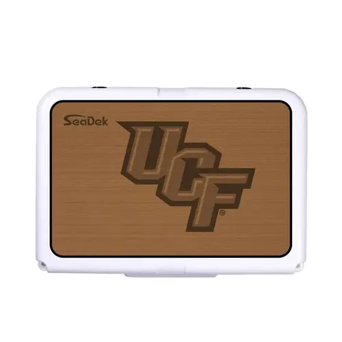 SeaDek Cooler Pad - Collegiate Collection - Fits RTIC 20 - Mocha / Black, UCF SeaDek Cooler Pad - Collegiate Collection - Fits RTIC 20 - Mocha / Black, UCF