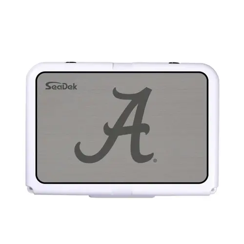 SeaDek Cooler Pad - Collegiate Collection - Fits RTIC 20 - Storm Gray / Black, University of Alabama SeaDek Cooler Pad - Collegiate Collection - Fits RTIC 20 - Storm Gray / Black, University of Alabama
