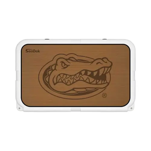 SeaDek Cooler Pad - Collegiate Collection - Fits YETI Tundra 45 - Mocha / Black, University of Florida SeaDek Cooler Pad - Collegiate Collection - Fits YETI Tundra 45 - Mocha / Black, University of Florida