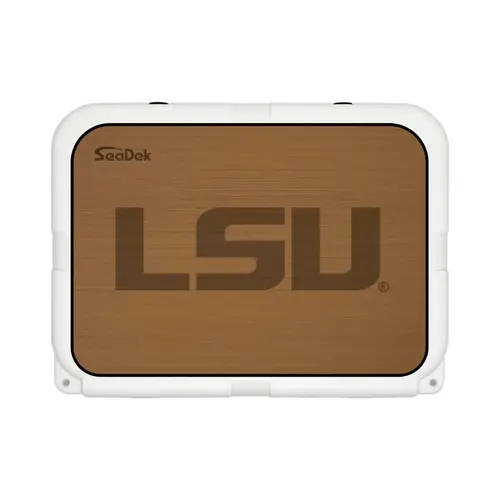 SeaDek Cooler Pad - Collegiate Collection - Fits YETI Tundra 35 - Mocha / Black, LSU SeaDek Cooler Pad - Collegiate Collection - Fits YETI Tundra 35 - Mocha / Black, LSU