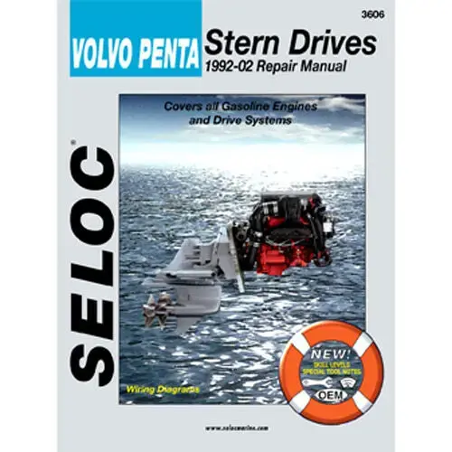 Repair Manual - Volvo Penta Stern Drives, 1992-2002, All gas engines/drives Repair Manual - Volvo Penta Stern Drives, 1992-2002, All gas engines/drives