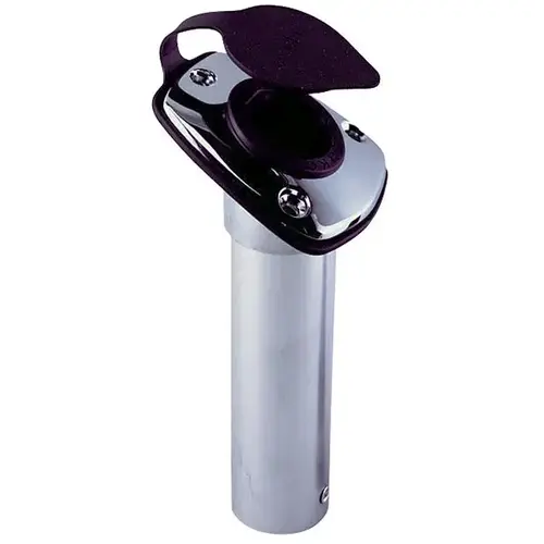 PERKO Fishing Rod Holder, Angled Flush Mount, 65 degree Silver PERKO Fishing Rod Holder, Angled Flush Mount, 65 degree Silver