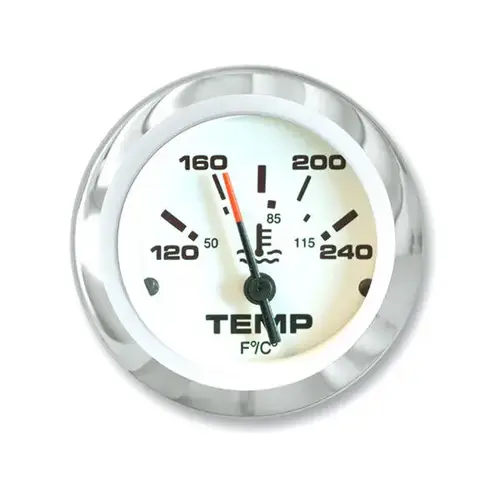 Lido Series Water Temperature Gauge White Lido Series Water Temperature Gauge White