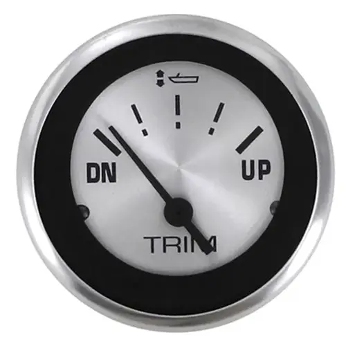 Sterling Series Trim Gauge, Mercury/Mariner (All), Volvo DP/SX, Yamaha 2001 & up Spun Sterling Series Trim Gauge, Mercury/Mariner (All), Volvo DP/SX, Yamaha 2001 & up Spun
