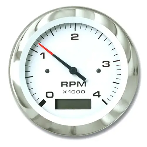 Lido Series Tachometer/Hourmeter Alternator Pickup White Lido Series Tachometer/Hourmeter Alternator Pickup White