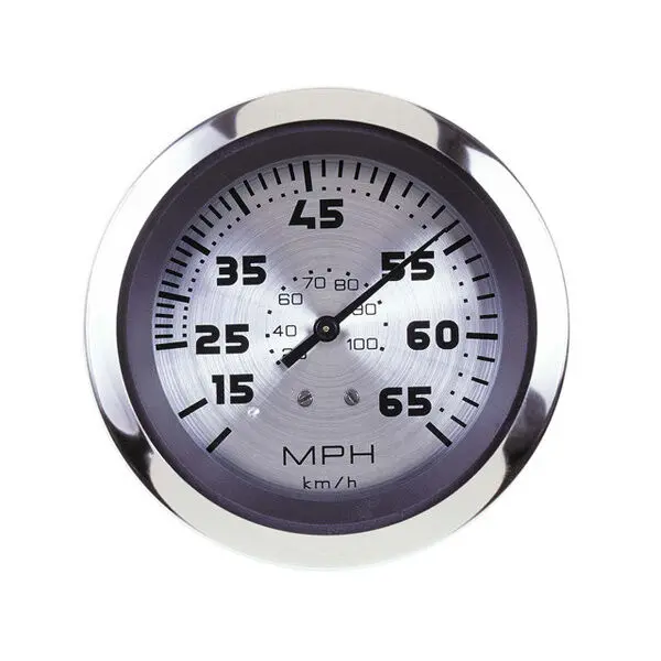 Sierra Sterling Series Speedometer Kit 65 mph Spun 63475P