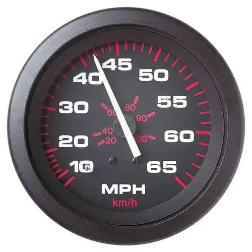 Amega Series Speedometer Kit, 65 mph Black Amega Series Speedometer Kit, 65 mph Black