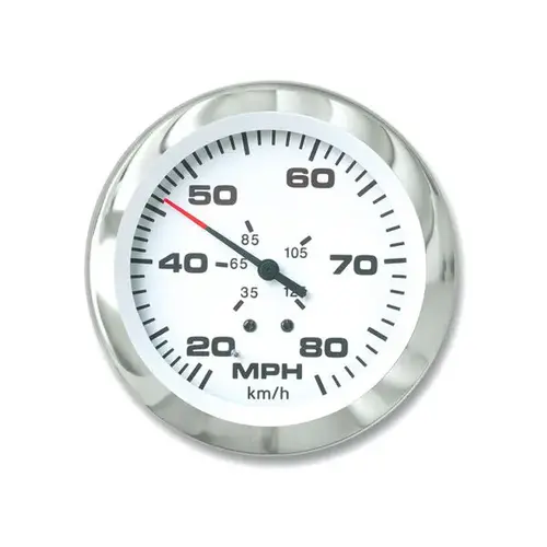 Lido Series Speedometer Kit, 80 mph White Lido Series Speedometer Kit, 80 mph White