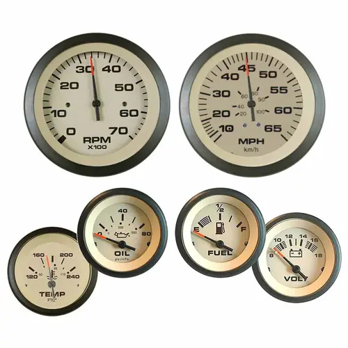 Sahara Series Inboard/Sterndrive 6 Gauge Set Tan Sahara Series Inboard/Sterndrive 6 Gauge Set Tan