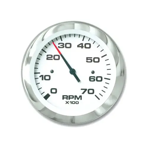 Lido Series Tachometer, O/B Alternator & 4-Stroke Gas Engines White Lido Series Tachometer, O/B Alternator & 4-Stroke Gas Engines White