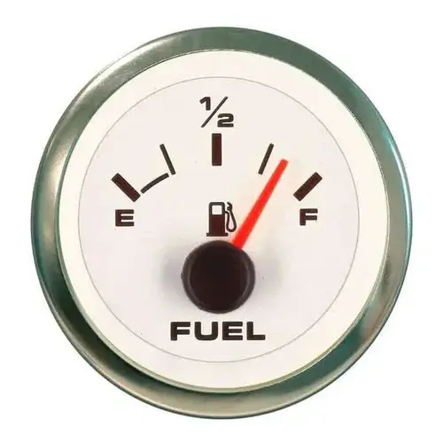 White Premier Pro Series Fuel Gauge White Premier Pro Series Fuel Gauge