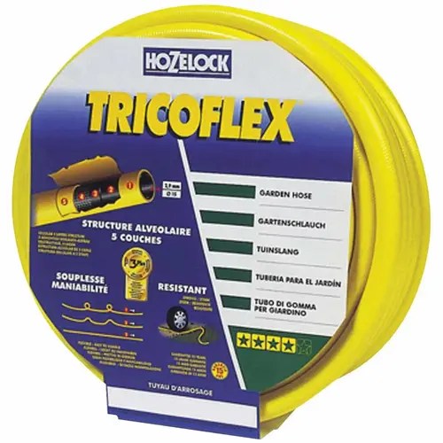 Tricoflex Water Hose, 19mm x 50 m, Yellow Tricoflex Water Hose, 19mm x 50 m, Yellow