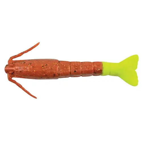 Gulp! Alive! Shrimp Fishing Bait, 3" New Penny & Chartreuse Gulp! Alive! Shrimp Fishing Bait, 3" New Penny & Chartreuse