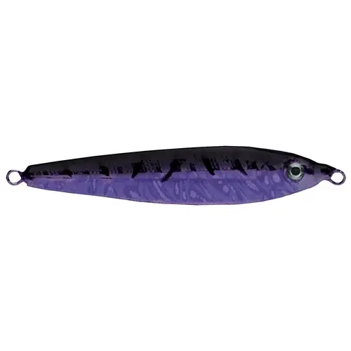 Laser Minnow Jig Purple Black Laser Minnow Jig Purple Black