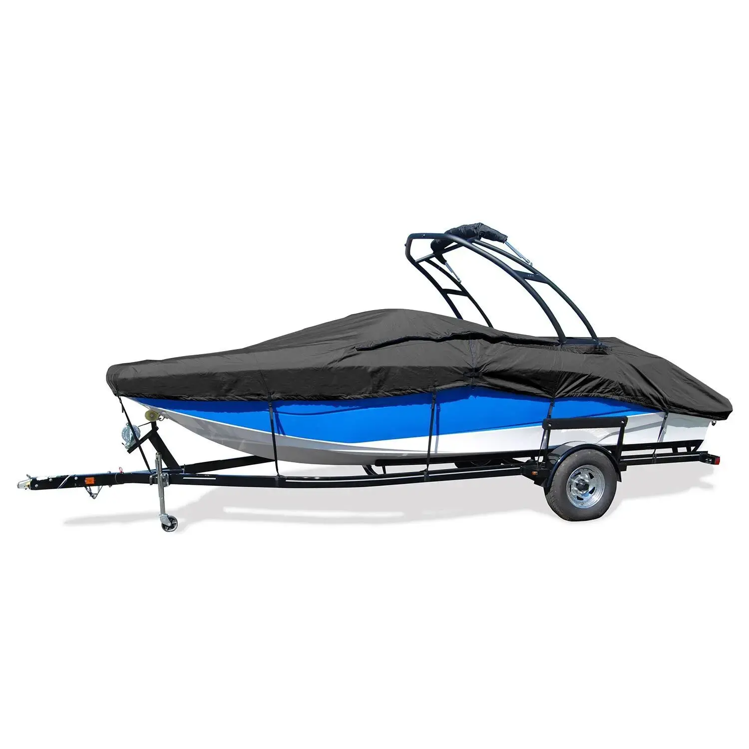 TAYLOR MADE PRODUCTS V-Hull Tower Bow Rider Cover OB Black Hot Shot 17 ft5-18 ft4 102 Beam 76700OR