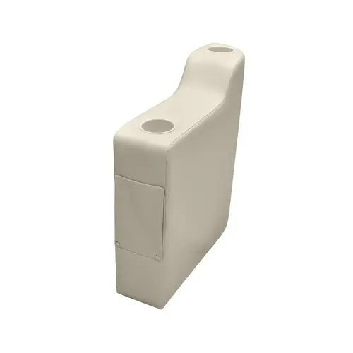 3009 Premier Series Pontoon Left Radius Arm Rest Platinum 3009 Premier Series Pontoon Left Radius Arm Rest Platinum