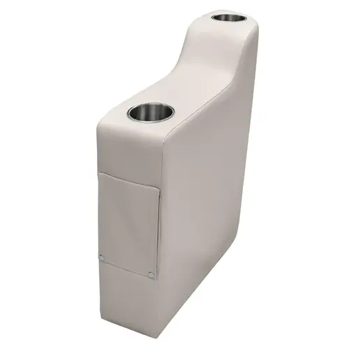 3009 Premier Series Pontoon Left Radius Arm Rest Stone 3009 Premier Series Pontoon Left Radius Arm Rest Stone