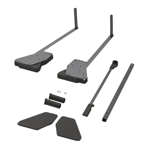 Kessebohmer Conero Pull Down Closet Rods, 26 lb Weight Capacity Powder Black Kessebohmer Conero Pull Down Closet Rods, 26 lb Weight Capacity Powder Black