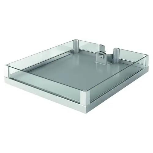 Kessebohmer Lavido Arena Select Chrome/Anthracite 52-3/8"T 5-Shelf Pull Out Pantry with Soft-Close/Soft-Open Slides Kessebohmer Lavido Arena Select Chrome/Anthracite 52-3/8"T 5-Shelf Pull Out Pantry with Soft-Close/Soft-Open Slides