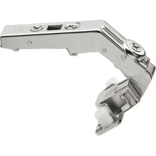 Blum CLIP top Self-Close Overlay Face-Frame;Frameless Bi-Fold Hinge Nickel, 60 degree Dowel - .10 Blum CLIP top Self-Close Overlay Face-Frame;Frameless Bi-Fold Hinge Nickel, 60 degree Dowel - .10