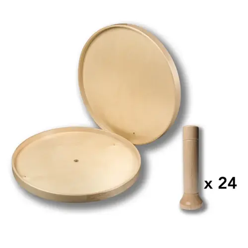 Signature Pro 28" D Maple Full Round Lazy Susan 2 Tray Set Signature Pro 28" D Maple Full Round Lazy Susan 2 Tray Set