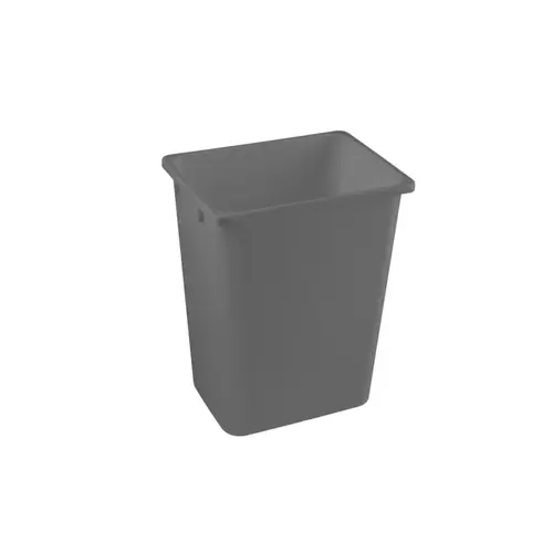 Kessebohmer 36 quart Anthracite Trash Can, 14"W x 18"H x 10-1/2"D Kessebohmer 36 quart Anthracite Trash Can, 14"W x 18"H x 10-1/2"D