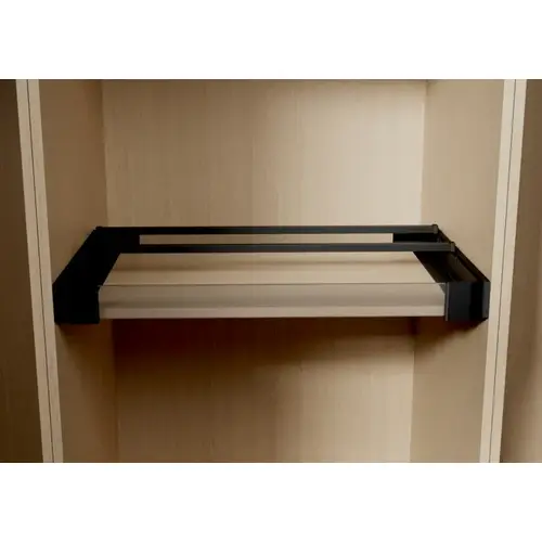 Conero Top Shoe Rail, Black, 20 Per Box Conero Top Shoe Rail, Black, 20 Per Box