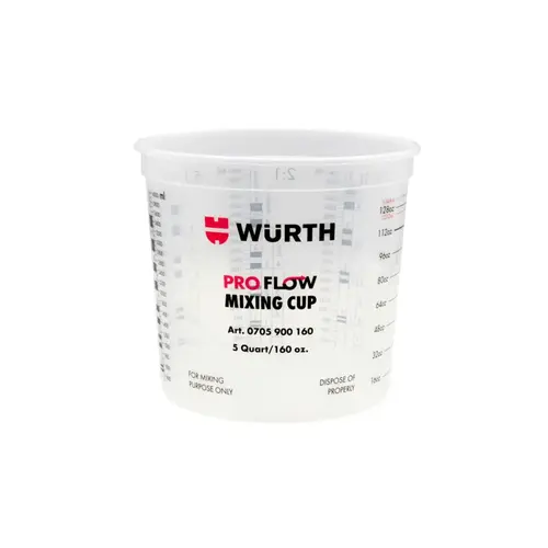 PROFLOW Paint Mixing Cup, 5 Quart, 10 per sleeve / 40 per case PROFLOW Paint Mixing Cup, 5 Quart, 10 per sleeve / 40 per case