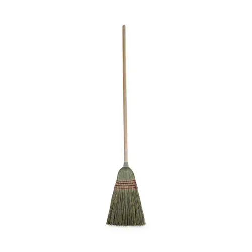 Boardwalk 55" Mixed Fiber Maid Broom with Fiber Bristles, Natural Boardwalk 55" Mixed Fiber Maid Broom with Fiber Bristles, Natural