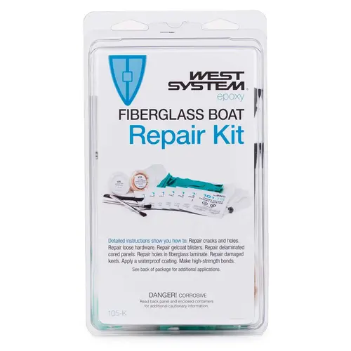 105-K Fiberglass Boat Repair Kit Clear 105-K Fiberglass Boat Repair Kit Clear