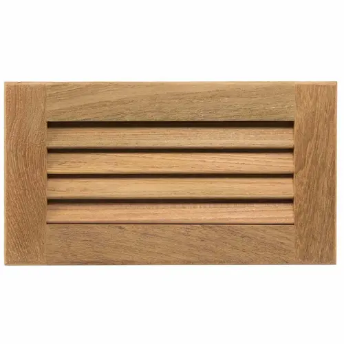 Teak Louvered Insert, 11 3/16" x 6 3/8" x 3/4" Teak Louvered Insert, 11 3/16" x 6 3/8" x 3/4"