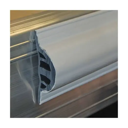 True Color Commercial Grade Side Gard Vinyl Dock Edging, 10 ft Straight Silver True Color Commercial Grade Side Gard Vinyl Dock Edging, 10 ft Straight Silver